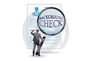 Concept of background security check