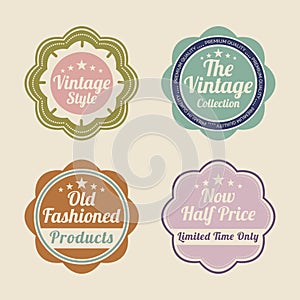 Concept of badge, label tag for shop.