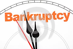 Concept of bankruptcy photo