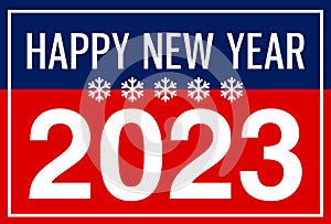 Concept banner 2023, happy new year