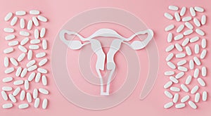 Concept banner of Gynecology, woman health