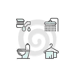 Concept of Bathroom Items