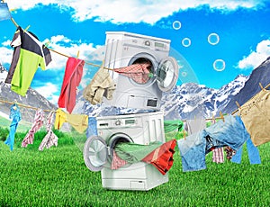 The concept of big washing.