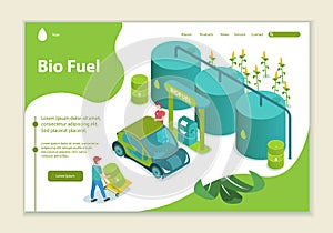 Concept of bio fuel, generation and saving green energy