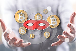 Concept of bitcoin hacking