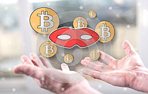 Concept of bitcoin hacking