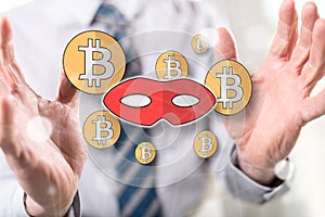 Concept of bitcoin hacking