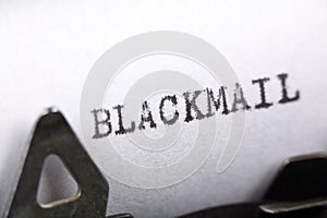 Concept of Blackmail