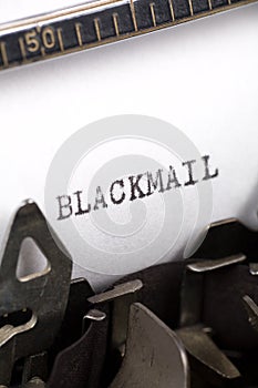 Concept of Blackmail