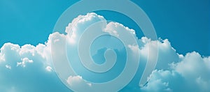 A bluecolored cloud floats serenely overhead photo