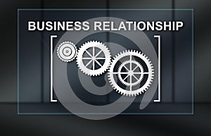 Concept of business relationship photo