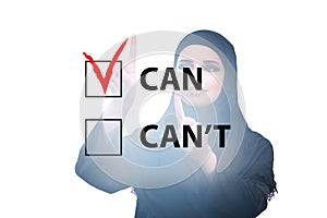 Concept of can and cant