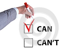 Concept of can and cant