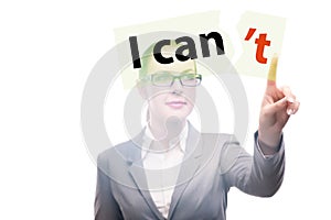 Concept of can and cant