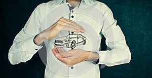 Concept of car transport