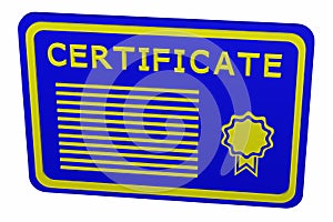 Concept: certificate