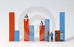 The concept of changing population structure.
