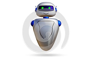 Concept of chat bot - 3d rendering