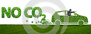 The concept of clean fuel and eco friendly cars