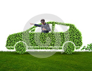 Concept of clean fuel and eco friendly cars