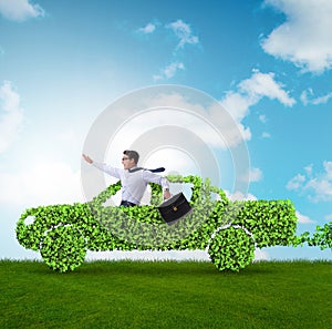 Concept of clean fuel and eco friendly cars