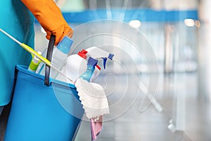 The concept of cleaning services