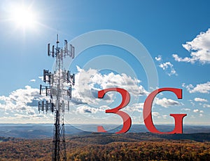 Concept for the closure of 3G wireless cellular networks with sinking text