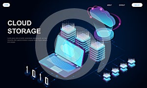 Concept of cloud storage