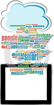 Concept communicator with social network word