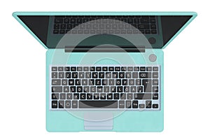 Laptop with a smooth background, without reflections