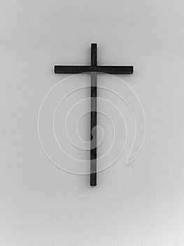 Concept or conceptual cross on background, texture with copy space for any text, christ, christianity, religion, faith