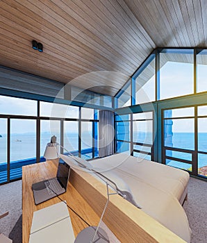 Container house with pool