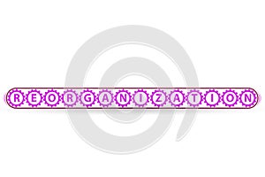 Concept of conveyor belt with reorganisation photo