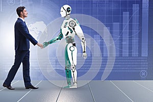 Concept of cooperation between humans and robots