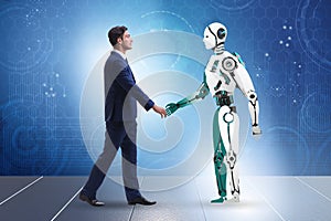 Concept of cooperation between humans and robots