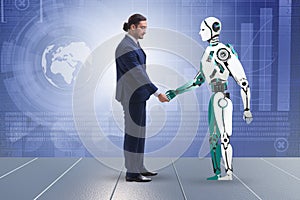 Concept of cooperation between humans and robots