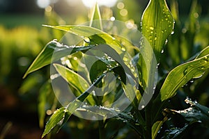 Concept of Corn Field Agric