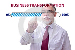 Concept of corporate business transformation