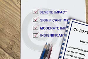 Concept for covid-19 survey sevverity