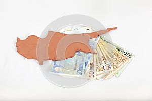 (Concept Cyprus financial crisis)