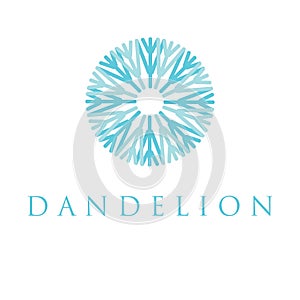 concept dandelion. Vector