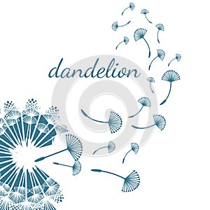 concept dandelion. Vector