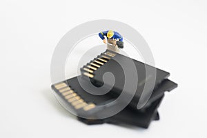 Concept of data recovery.