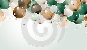 Concept decorative background with circles