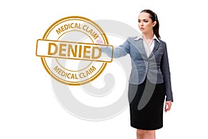 Concept of denying medical insurance claim