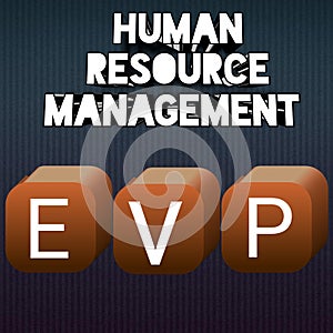 Concept design Human Resource Management method EVP