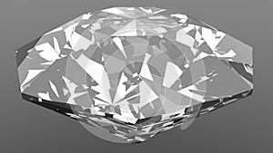 Concept of Diamond on black background