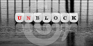 `Unblock` or `block` photo