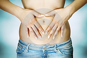 Concept of diet and fertility photo