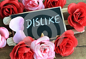 Concept of dislike